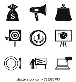 lot of money icons set. Simple set of 9 lot of money vector icons for web isolated on white background