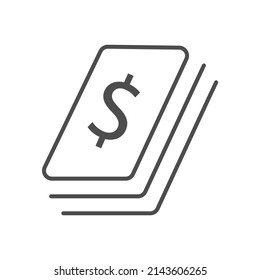 símbolo de iconos de dinero elementos vectores para web infográfica