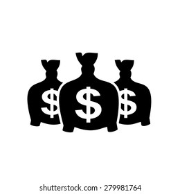 Money icons vector.