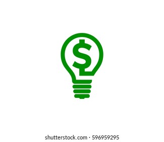 Money Idea Logo Design Element