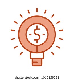 Money idea vector icon