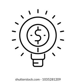 Money idea vector icon