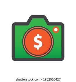 Geldillustration. Flaches Vektorsymbol. kann für Icon Design Element, ui, web, app verwenden.
