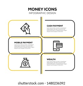 MONEY AND ILLUSTRATION ICON CONCEPT