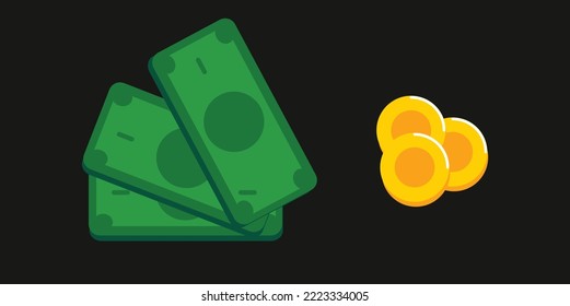 Money Illustrator Flat Design Artwork Graphic Design.eps