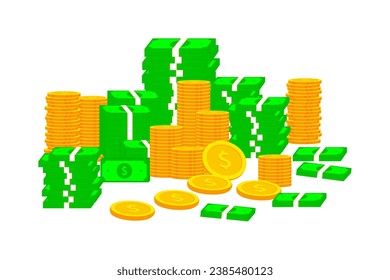Money image illustration. Vector design.