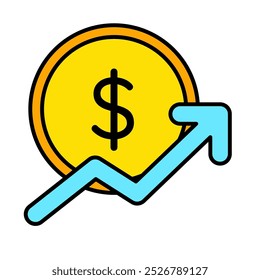 Money Inflation icon, Bussines Development