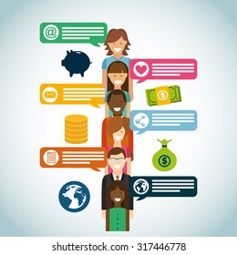 money infographic design, vector illustration eps10 graphic 
