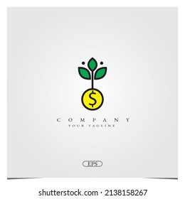 Money Invest Logo design logo premium elegant template vector eps 10