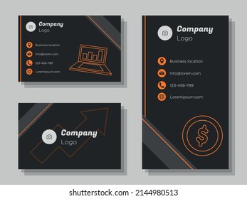 Money investment digital business card template, crypto trading corporate marketing advertisement, modern stock market exchange online invitation card, abstract flyer, creative banner design, isolated