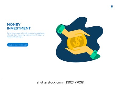 money investment management, the company is engaged in the joint construction and the cultivation of cash profits, career growth to success, flat color hand and money