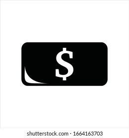 Money isolated icon vector illustration design. Line icon with Money bill