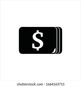 Diseño de ilustración vectorial de icono aislado de dinero. Icono de línea con objetos Money