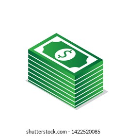 money isometric creative illustration vector of graphic , money isometric illustration vector , money vector isometric illustration