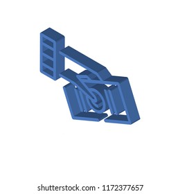 Money isometric left top view 3D icon
