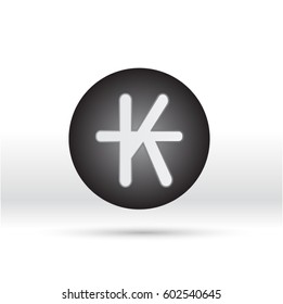 Money Kip currency vector icon