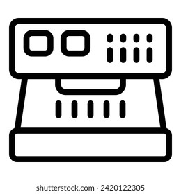 Money lamp icon outline vector. Bank cash. Business bill money