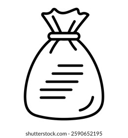 Money Laundering Bag Icon Representing Financial Crime, Fraud, and Illegal Transactions