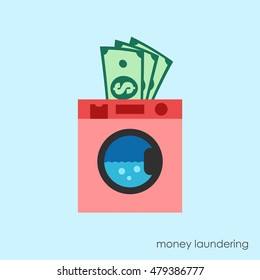 Money laundering concept. Tax paying. Legal business.