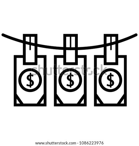  Money laundering icon