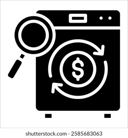 Money Laundering Icon Element For Design