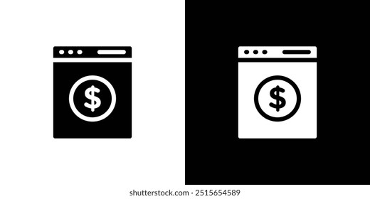 Vector de conjunto de logotipos de iconos de lavado de dinero