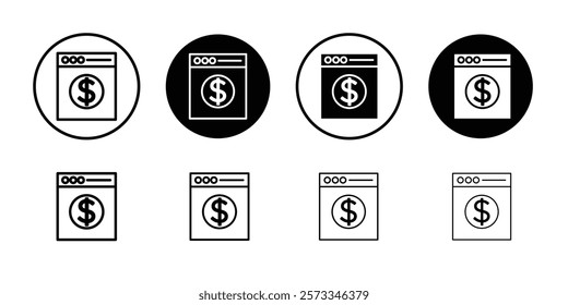 Money laundering icon vector line logo mark or symbol set collection outline style