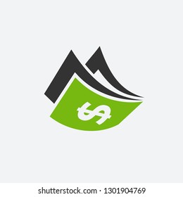 Money Letter M vector