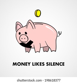 money likes silence