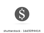 Money Line Icon Vector. Payment system. Coins and Dollar cent Sign isolated on white background.Money Line Icon VectorFlat design style.Money Line Icon Vector Business concept oin