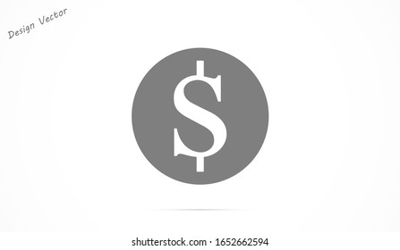 Money Line Icon Vector. Payment system. Coins and Dollar cent Sign isolated on white background.Money Line Icon VectorFlat design style.Money Line Icon Vector Business concept oin  