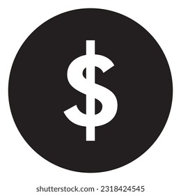 Money, Line Icon Vector, Payment system, Coins and Dollar cent Sign isolated on white background, Flat design style, Business concept, Investment logo