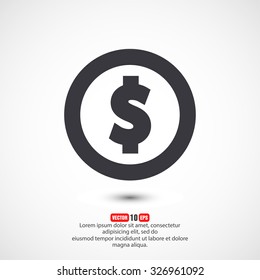 money . line vector icon