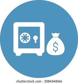 Localizador de dinero Isoled Vector icono que puede modificar o editar fácilmente

