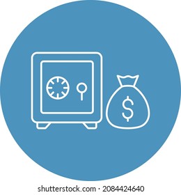 Localizador de dinero Isoled Vector icono que puede modificar o editar fácilmente

