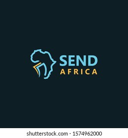 Money Logo And African Continent