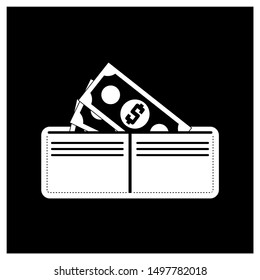 Money Logo Design Concept Vector. Illustration Template. Icon Symbol