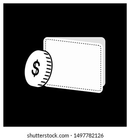 Money Logo Design Concept Vector. Illustration Template. Icon Symbol