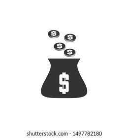 Money Logo Design Concept Vector. Illustration Template. Icon Symbol