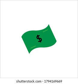 Money logo design template vector icon illustration