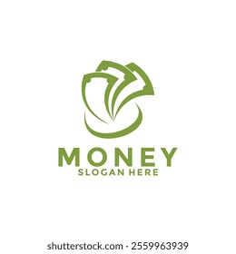 Money logo design vector. Digital Payment logo vector template