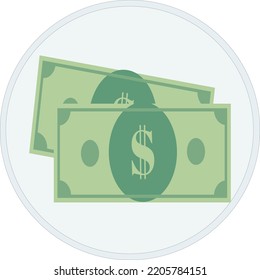 ilustración vectorial de diseño de logotipo de dinero