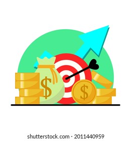 Money Logo Design. Money Logo Vector. Money Logo. Illustrative design for the concepts of money, wealth, investment and finance. Template Ready to Use.