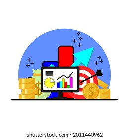 Money Logo Design. Money Logo Vector. Money Logo. Illustrative design for the concepts of money, wealth, investment and finance. Template Ready to Use.