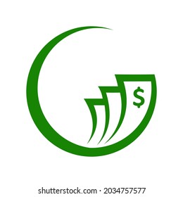 Money Logo Design. Money Logo Vector. Money Logo. Illustrative design for the concepts of money, wealth, investment and finance. Template Ready to Use.