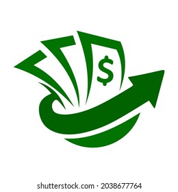 Money Logo Design. Money Logo Vector. Money Logo. Illustrative design for the concepts of money, wealth, investment and finance. Template Ready to Use.