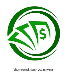 Money Logo Design. Money Logo Vector. Money Logo. Illustrative design for the concepts of money, wealth, investment and finance. Template Ready to Use.