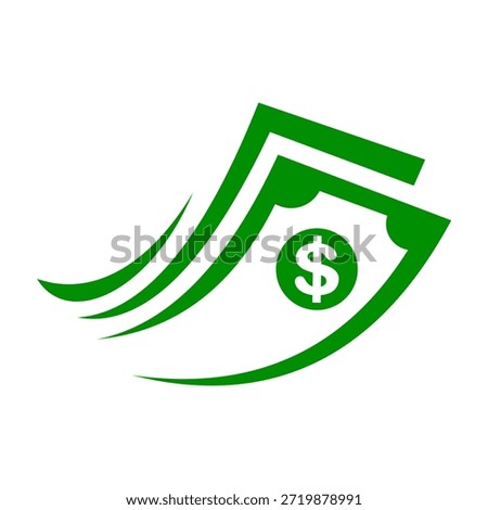 Money Logo Design. Money Logo Vector. Money Logo.  Illustrative design for the concepts of money, wealth, investment and finance. Template Ready to Use.