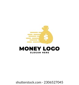 Vector de plantillas de diseños de logotipos de dinero, vectores de diseños de logotipos de finanzas, icono de símbolos de logotipo