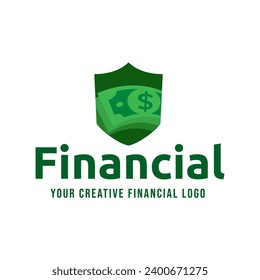 Vorlage für Logos, Vektorgrafik für Finanzlogo, Vektorgrafik für Logo-Designs, Symbol für Logos